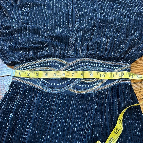 Bob Mackie Boutique black/gold beaded cocktail/evening dress. Size 6. - Picture 10 of 15